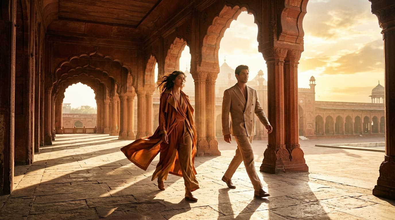 Sandstone Unconstructed Double-Breasted Suit